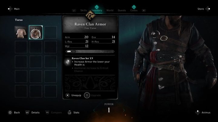 AC Valhalla Raven Armor