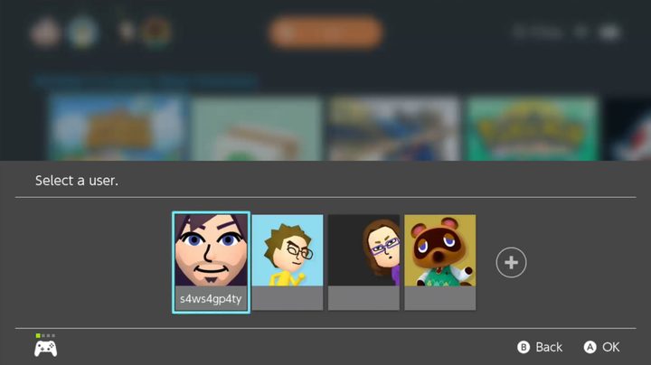 Animal Crossing Select User