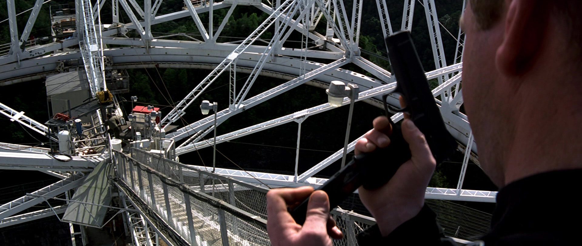 The Arecibo Observatory, as seen in the movie GoldenEye