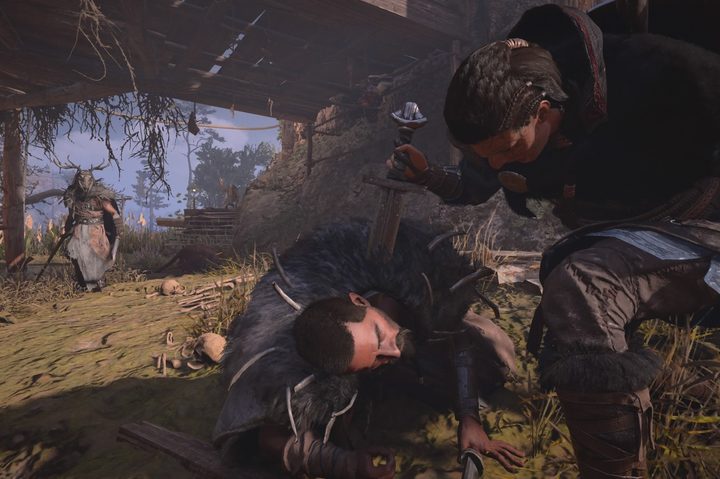 Assassin's Creed Valhalla Eivor Killing Saxon