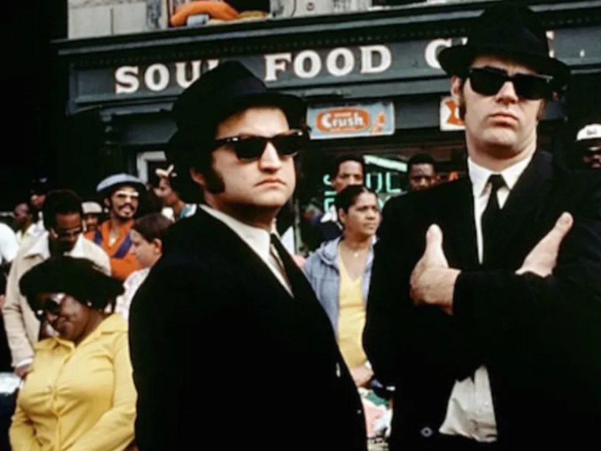 John Belushi and Dan Aykroyd in Blues Brothers