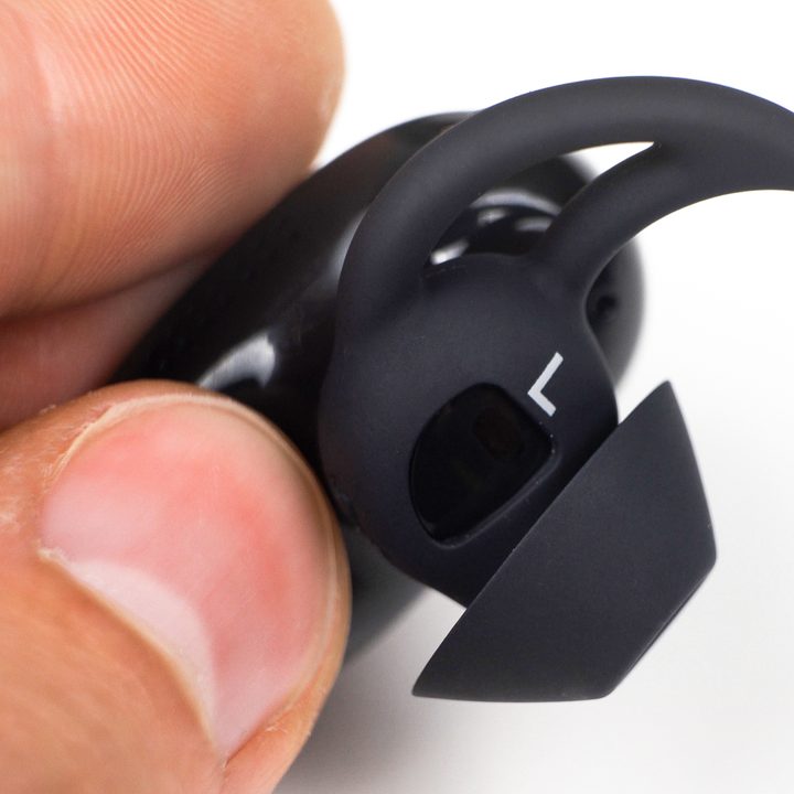 Bose QuietComfort Earbuds ear tip in hand.