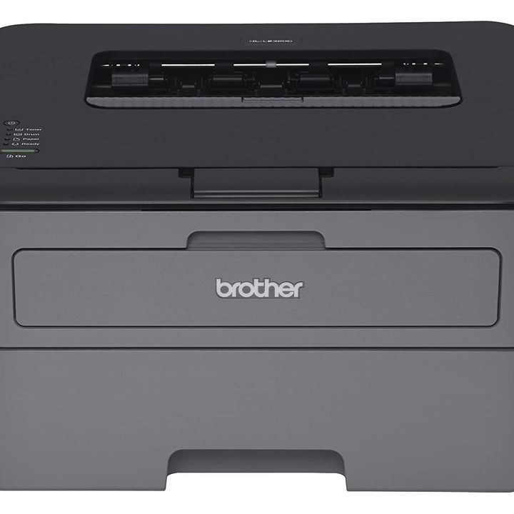 Brother-HL-L2300D monochrome laser printer.