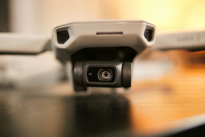 DJI Mini 2 camera closeup