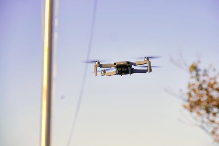 DJI Mini 2 in the air