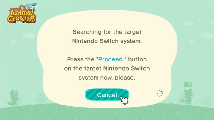 Island Transfer Searching for Target