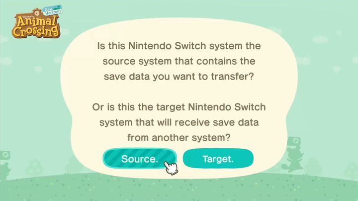 Island Transfer Tool Source or Target