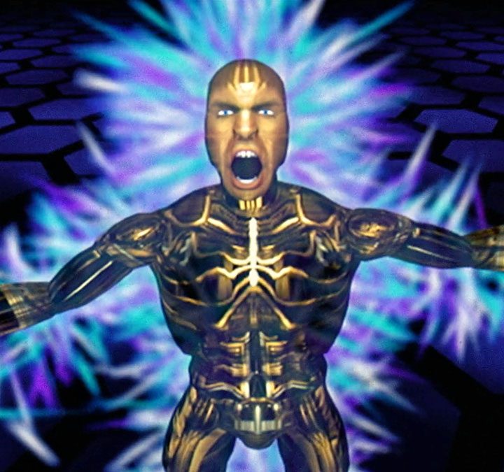 Jeff Fayey in Lawnmower Man.