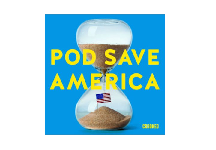 Pod Save America podcast logo.