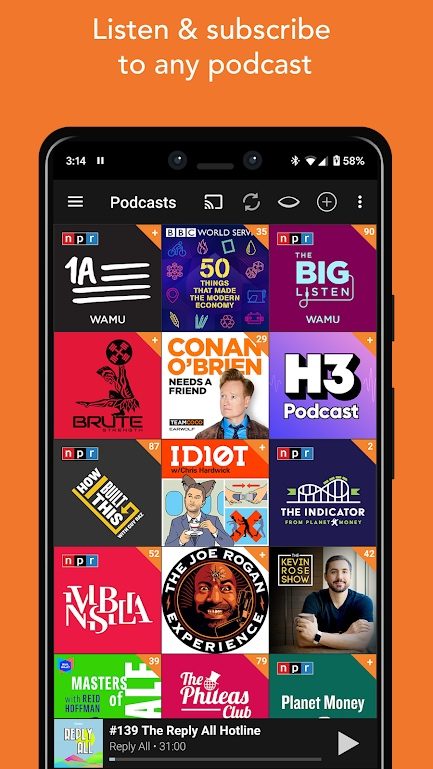 best podcast apps for android addict1