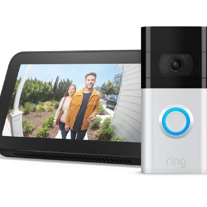 Ring Video Doorbell 3 with Echo Show 5.