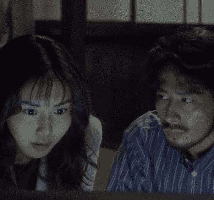 Miki Nakatani and Hiroyuki Sanada in Ringu.