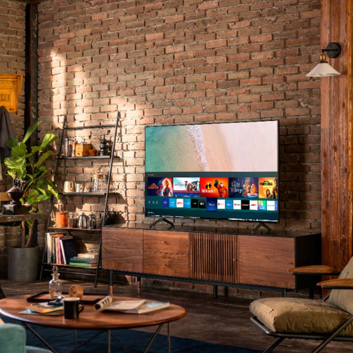 Samsung 82-inch 4K smart TV.
