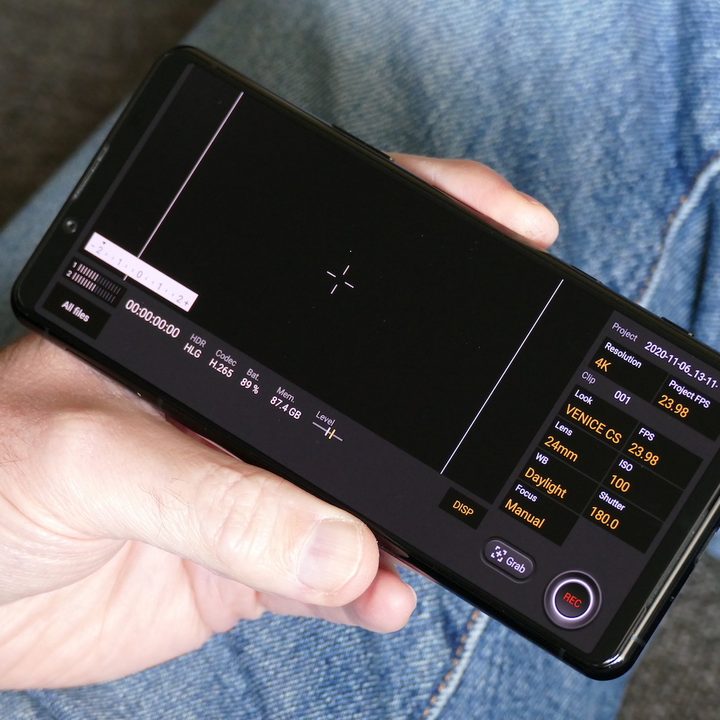 sony xperia 5 ii review cinema pro app