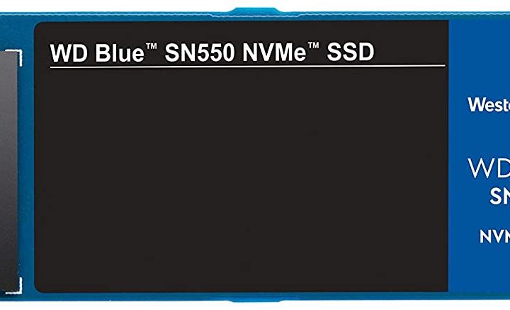 WD Blue SN550 M.2 NVMe SSD.