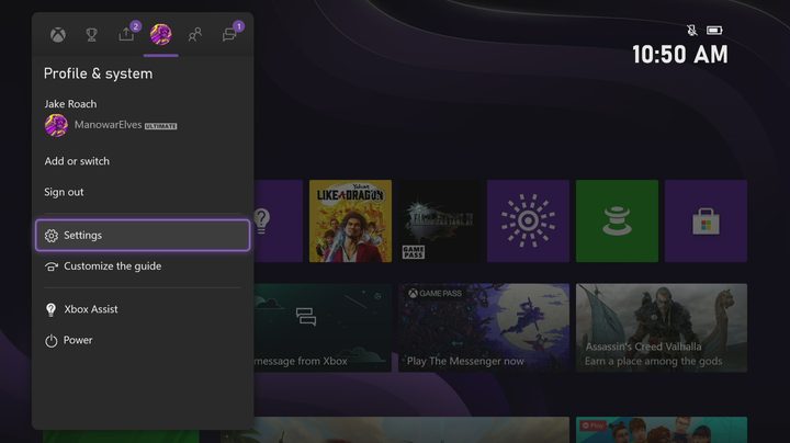 xbox series x guide