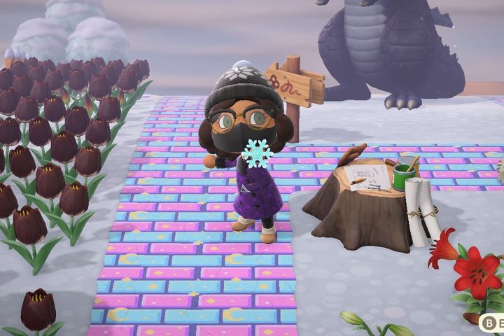 animal crossing new horizons snowflake
