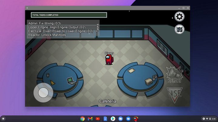 Among Us Android App on Chromebook