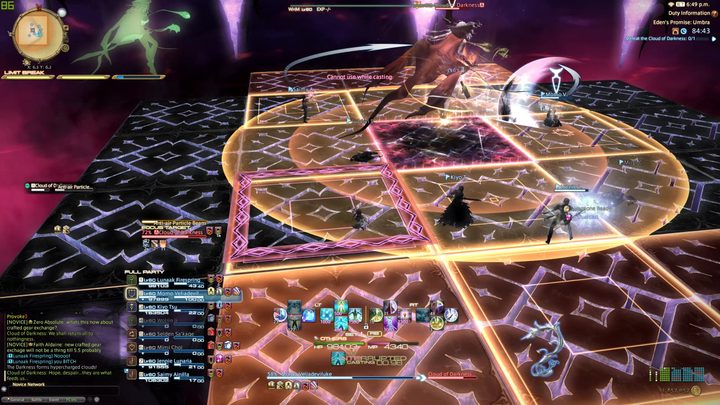 FFXIV E9 guide particle beam