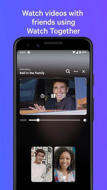 best video chat apps facebook messenger watch together