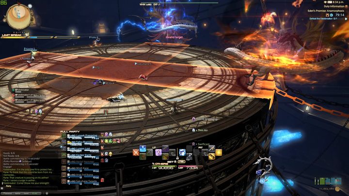 FFXIV E11 Normal shifting sky