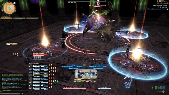 FFXIV E9 guide meteors