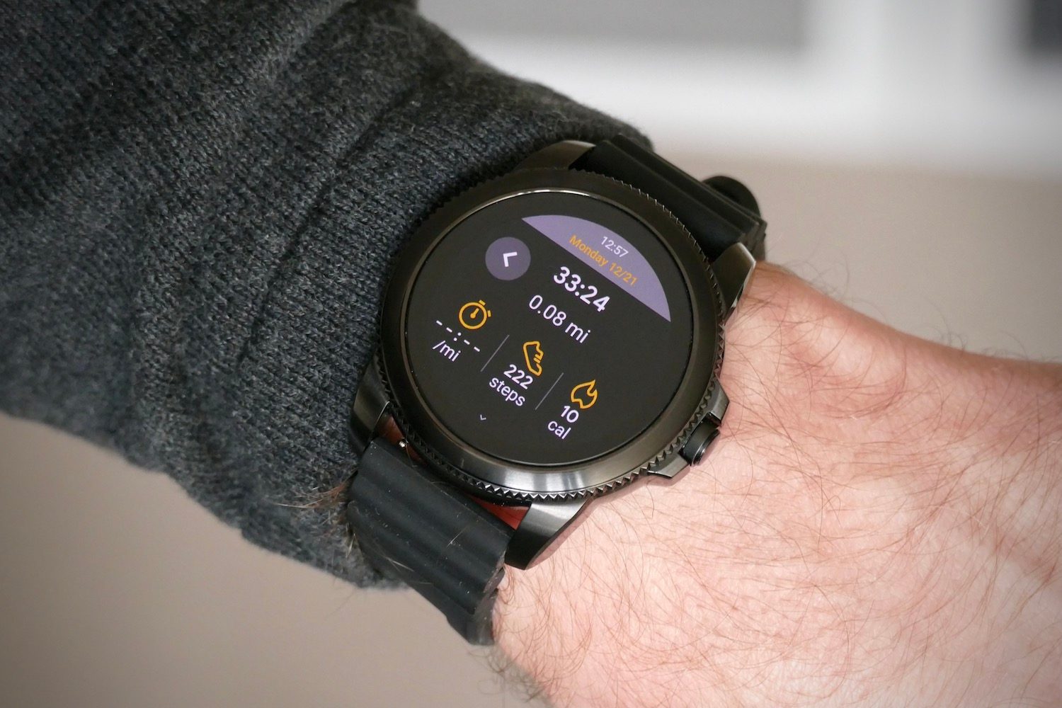fossil gen 5e review workout stats