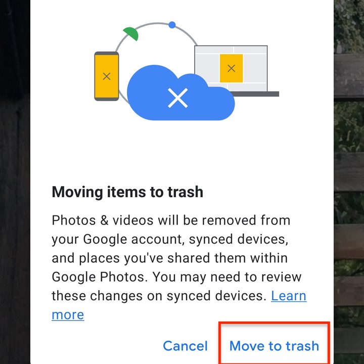 how to delete and recover photos in android gphotos3