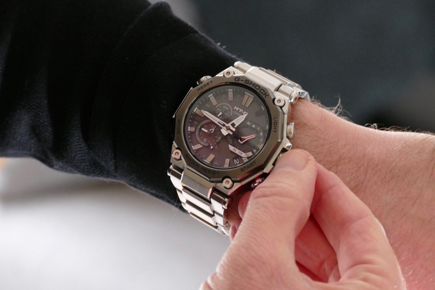 casio g shock mtg b2000 hands on features price photos release date gshock mtgb2000 turn crown