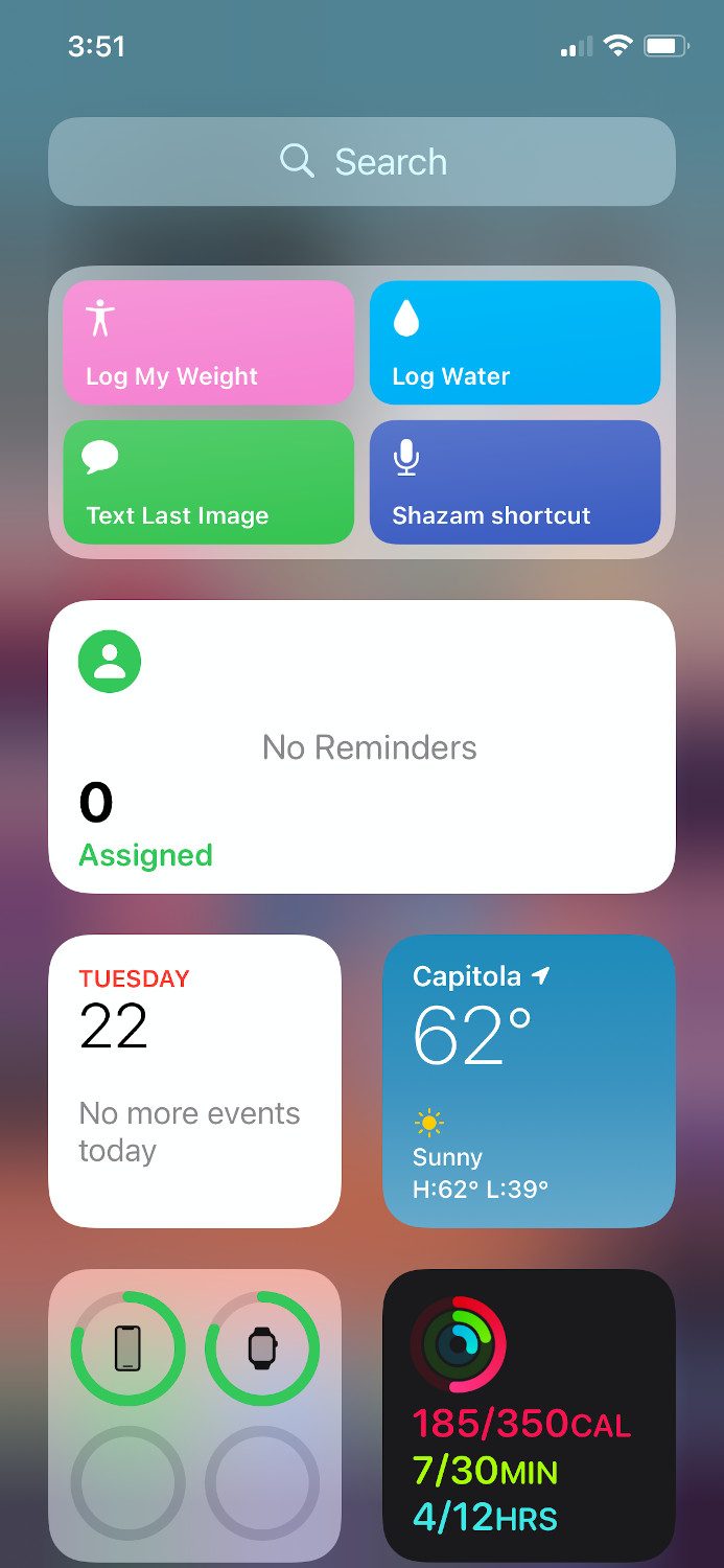 how i set up an iphone home screen screenshot 1