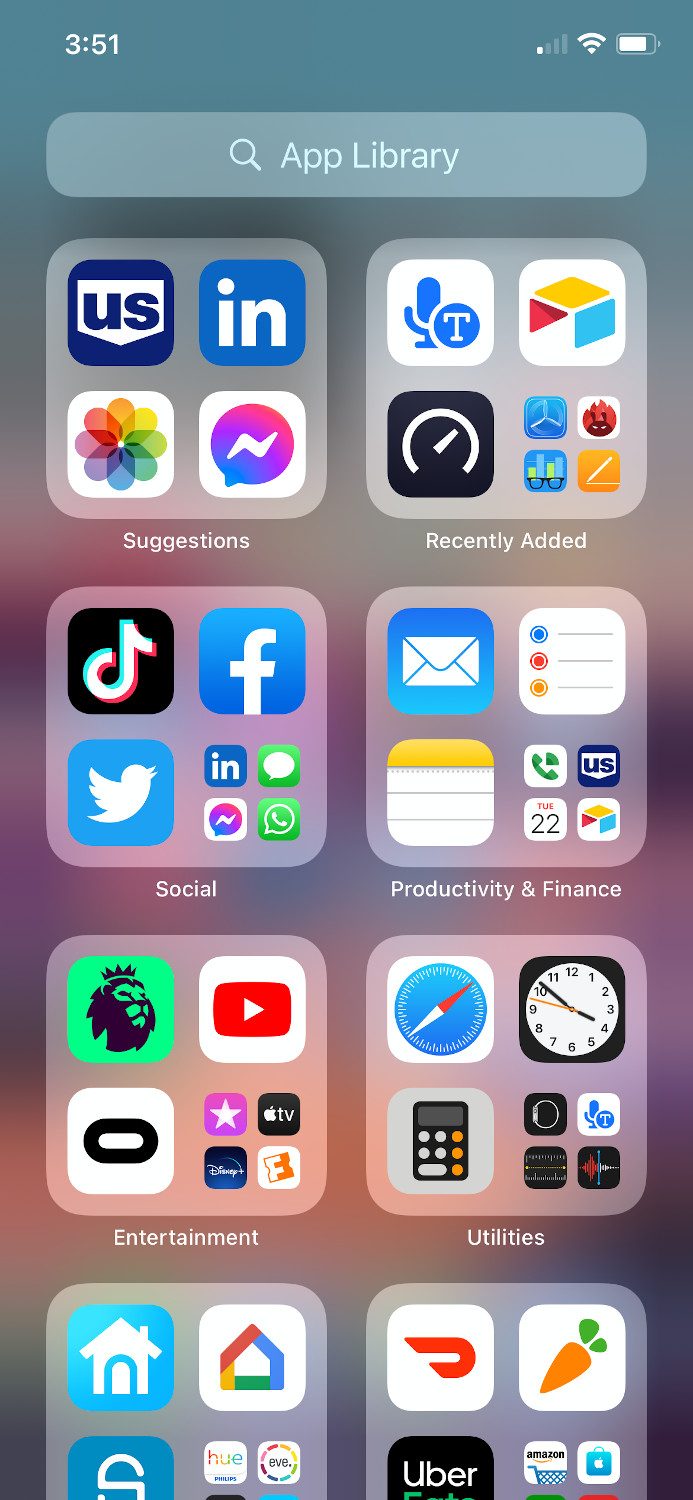 how i set up an iphone home screen screenshot 3