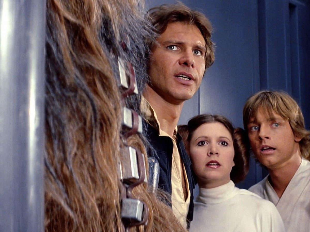 The heroes on the Death Star in A New Hope