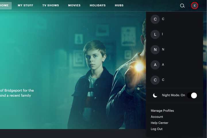 Hulu Change Profile