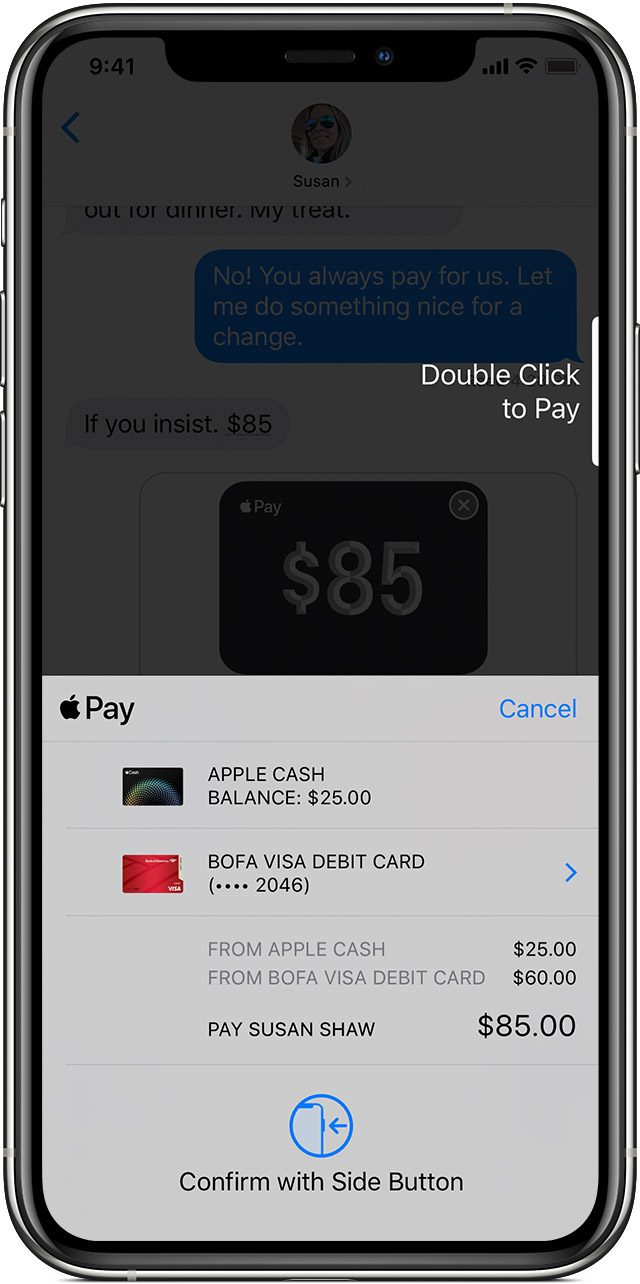 best money transfer apps ios13 iphone 11pro messages send apple cash debit split payment