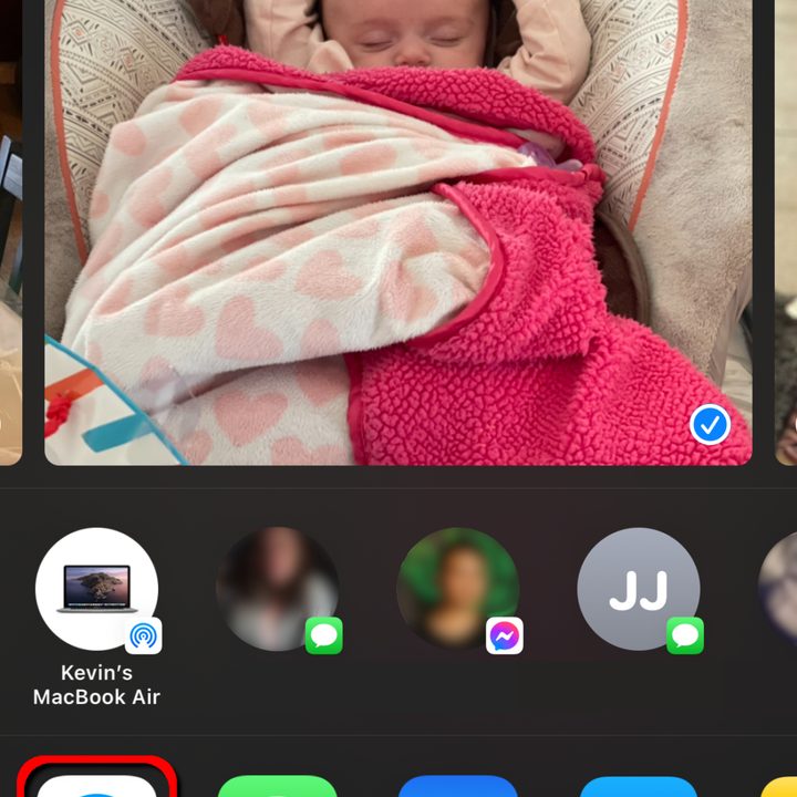 how to airdrop from iphone mac select