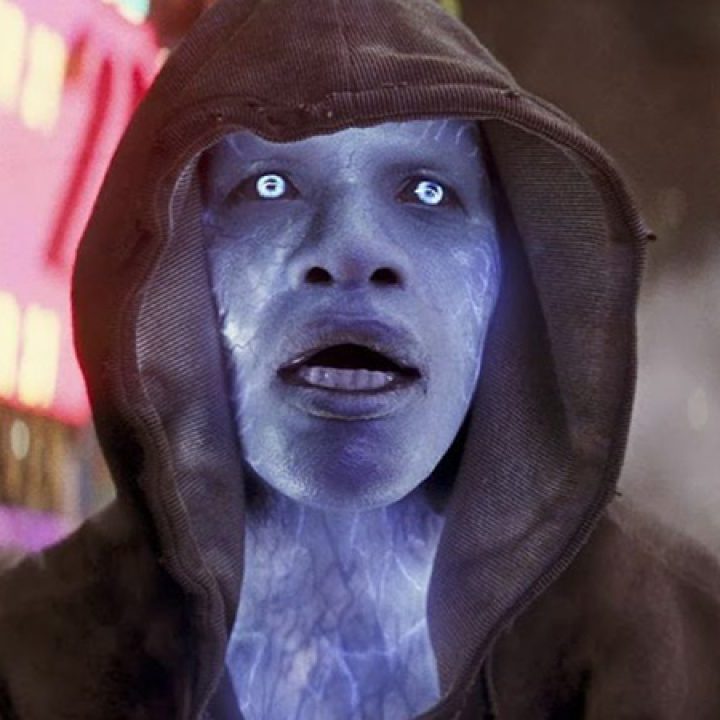 Jamie Foxx in The Amazing Spider-Man 2.