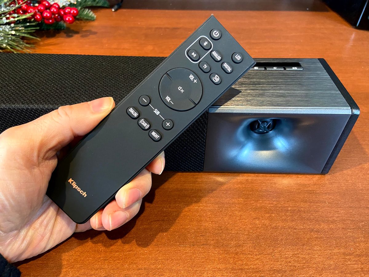 Klipsch Cinema 600 soundbar remote control