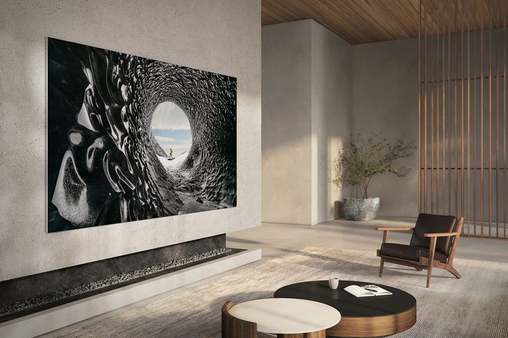 Samsung MicroLED 110 inch 4K HDR TV Lifestyle