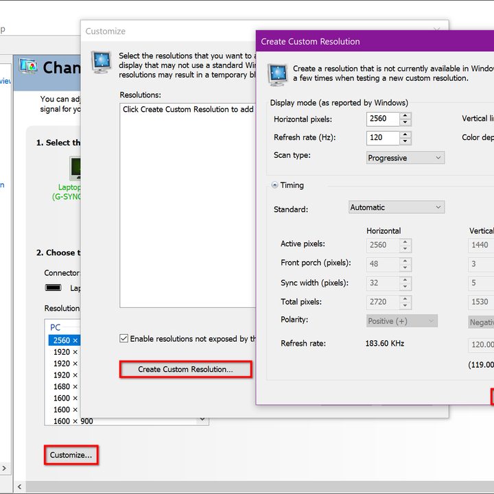 Nvidia Control Panel Force Resolution