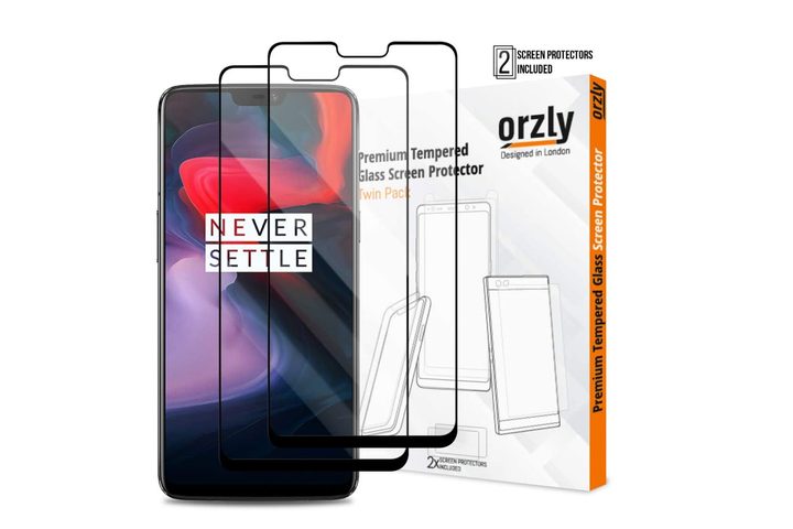 Orzly Pro-Fit Tempered Glass Screen Protector for OnePlus 6
