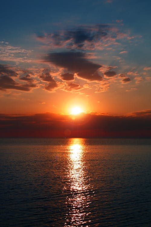 Pexels sunset scene.