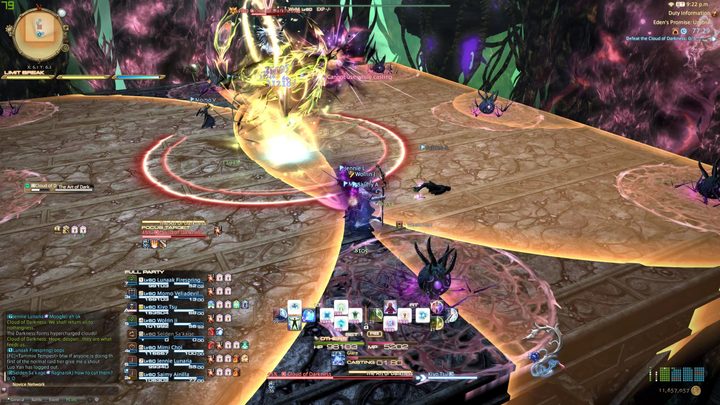 FFXIV E9 guide phase 2 rejuvenating balm safe zone