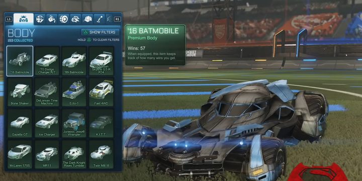 Rocket League Batmobile
