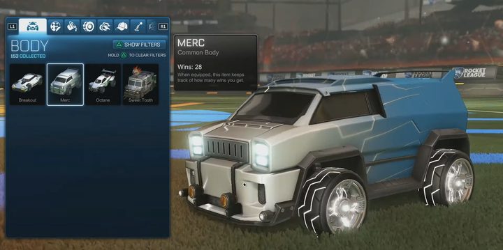 Rocket League Merc