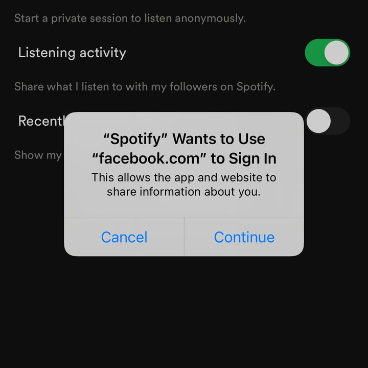 How to merge your Spotify and Facebook accounts on the Spotify app