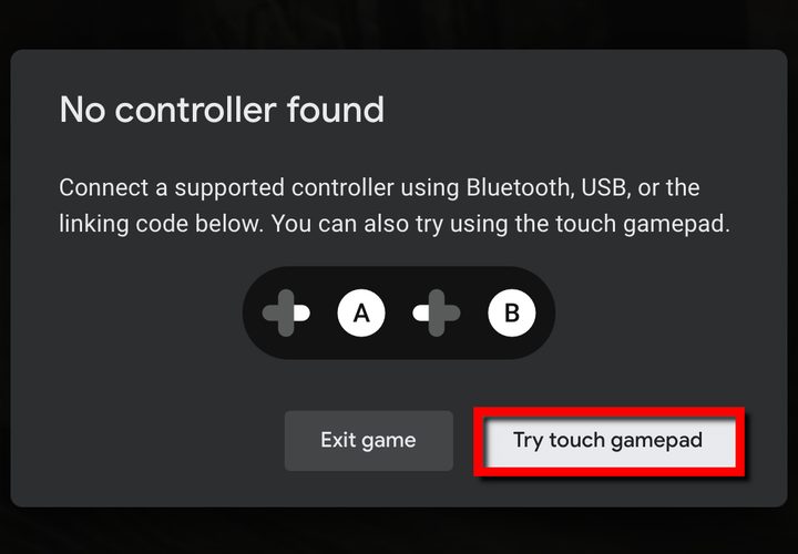Stadia iPad Try Touch Controller