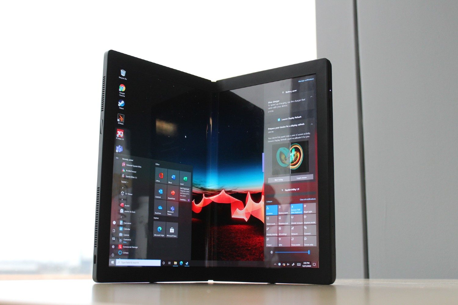 Lenovo ThinkPad X1 Fold review: A foldable screen fever dream
