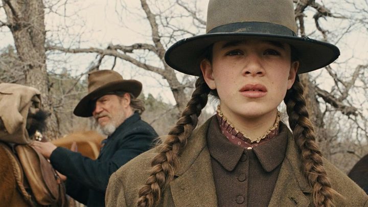 Hailee Steinfeld and Jeff Bridges in True Grit.