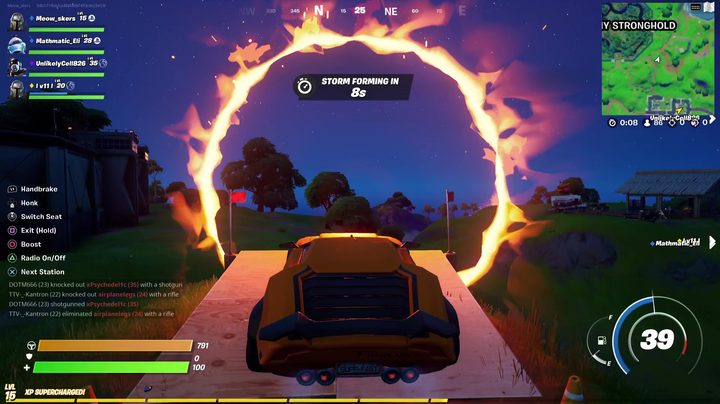 Fortnite-drive-through-flaming-rings