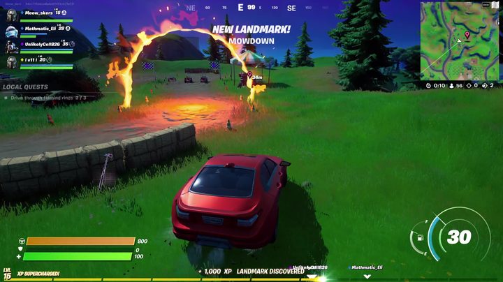 Fortnite-drive-through-flaming-rings